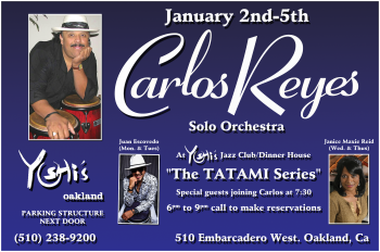 CARLOS REYES & SPECIAL GUESTS (free during dinner)