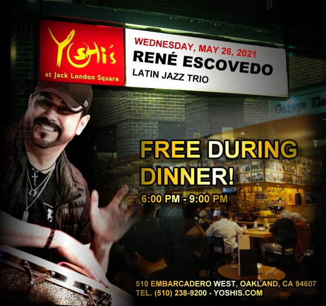 Image for RENÉ ESCOVEDO LATIN JAZZ TRIO (free during dinner)