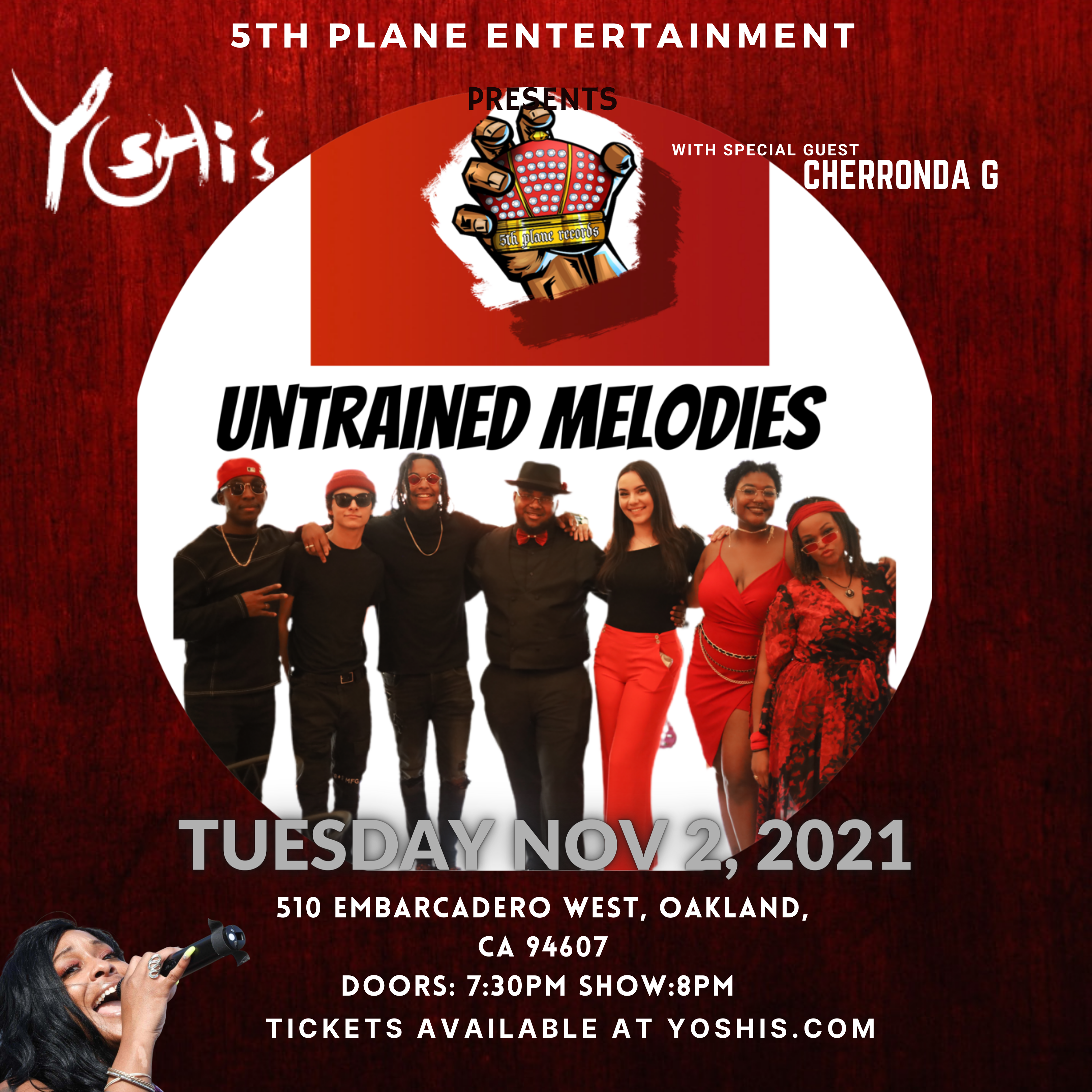 Image for UNTRAINED MELODIES W/ SPECIAL GUEST CHERRONDA G