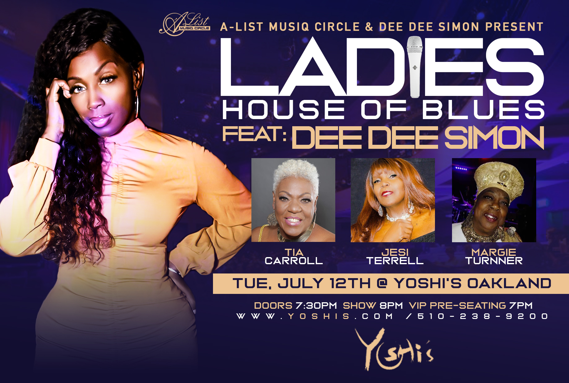 Image for DEE DEE SIMON, TIA CARROLL, JESI TERRELL & MARGIE TURNER: LADIES HOUSE OF BLUES